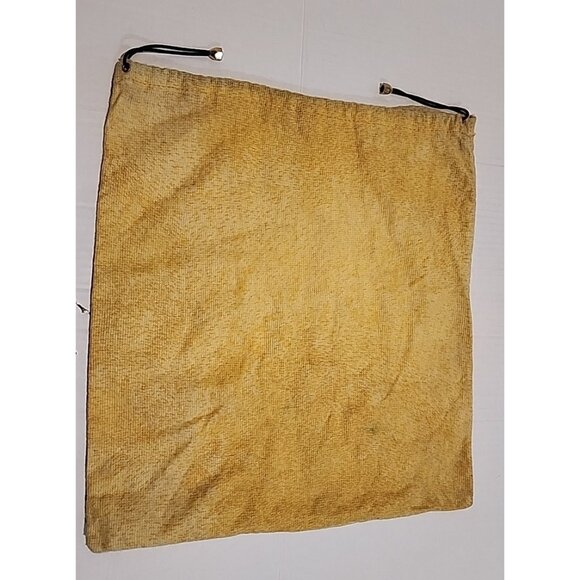 2 FENDI 15 x 15 dust travel purse shoe storage Bag cloth with drawstring vintage - Picture 5 of 7